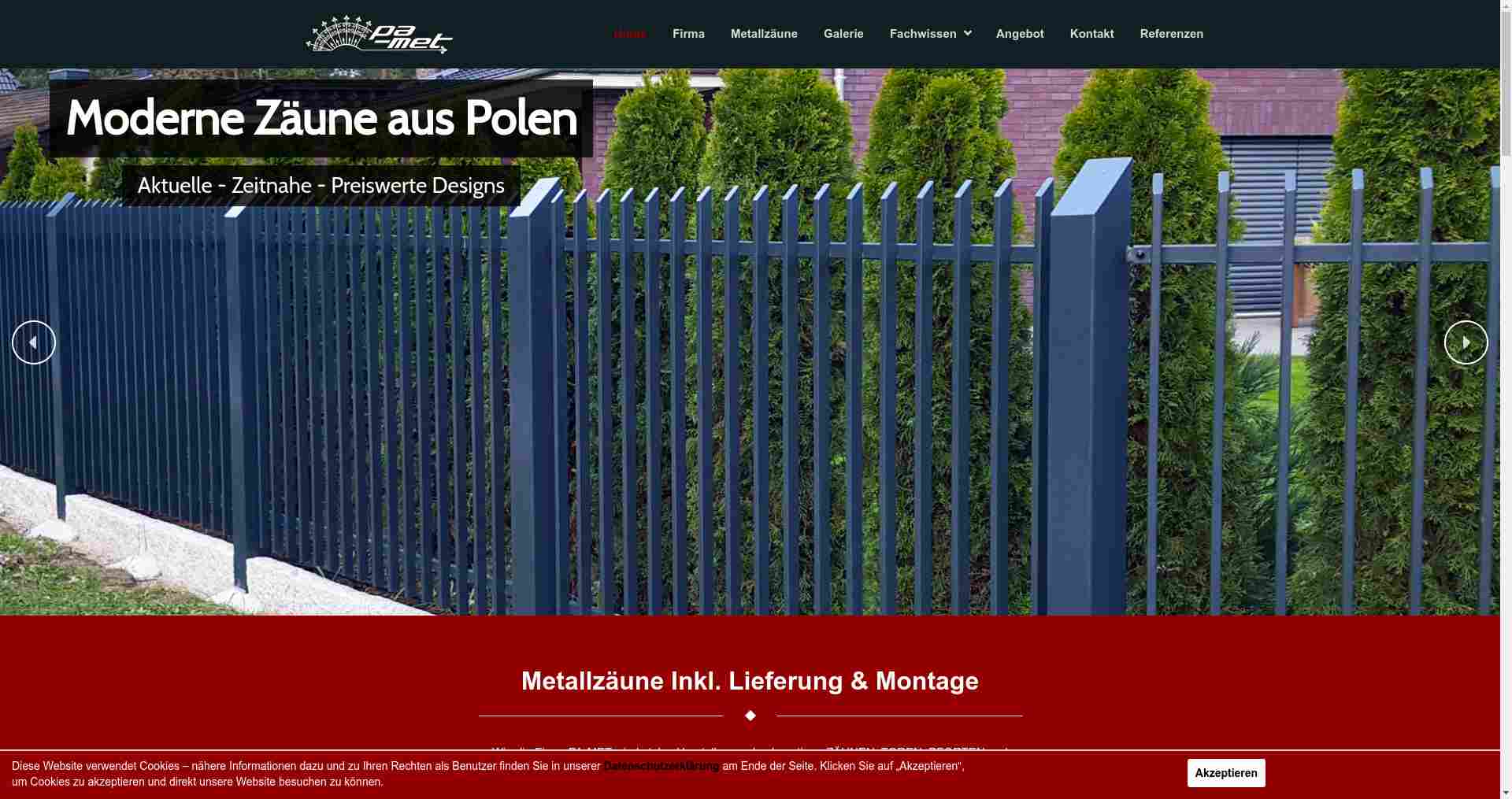 Pa met.com zäuneauspolen